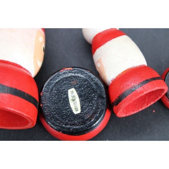 Vintage Santa Clause Nesting Dolls Set Of 5 - Picture 14 of 15